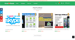 Desktop Screenshot of greatsteals.com